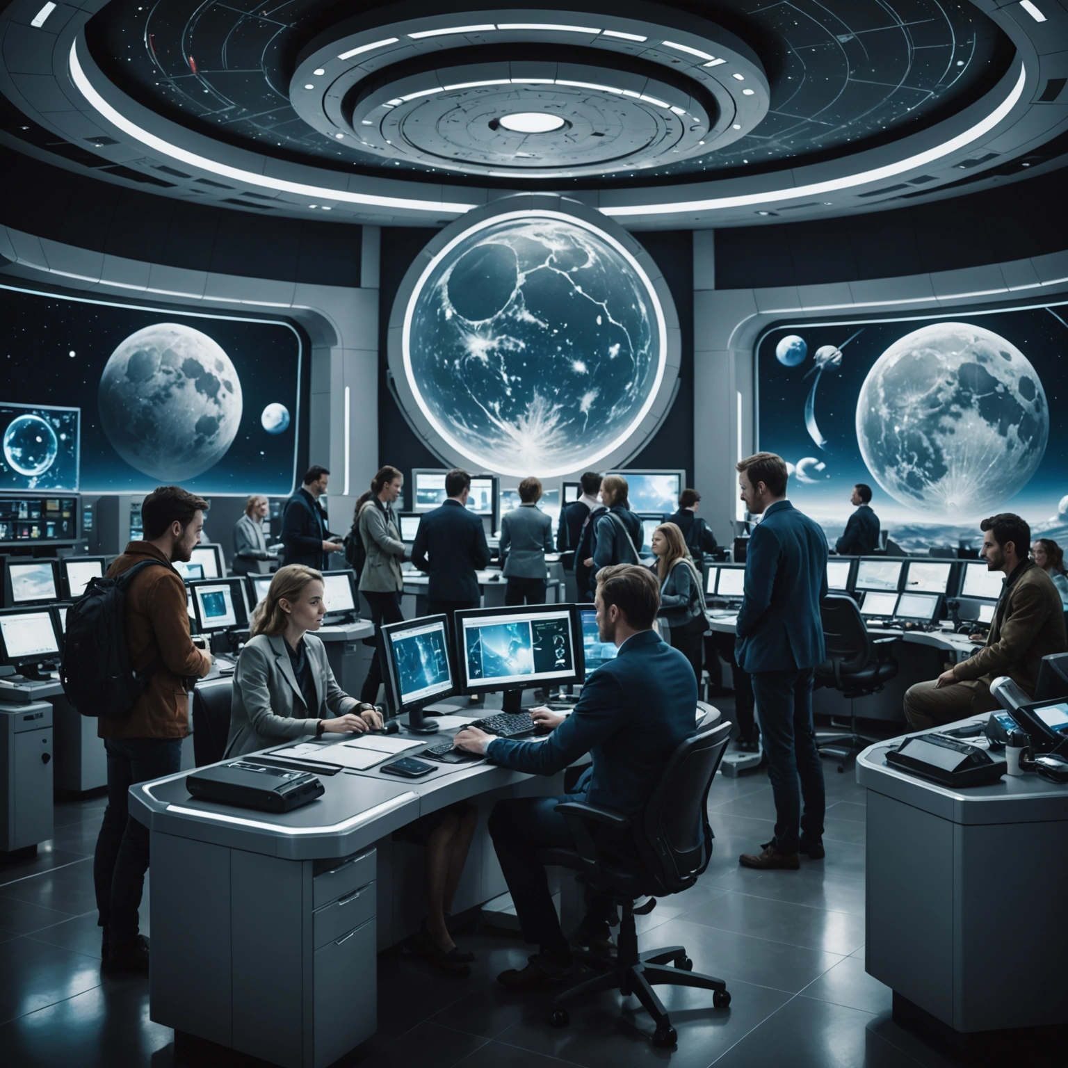 Preparing for the Lunar Adventure - Midway